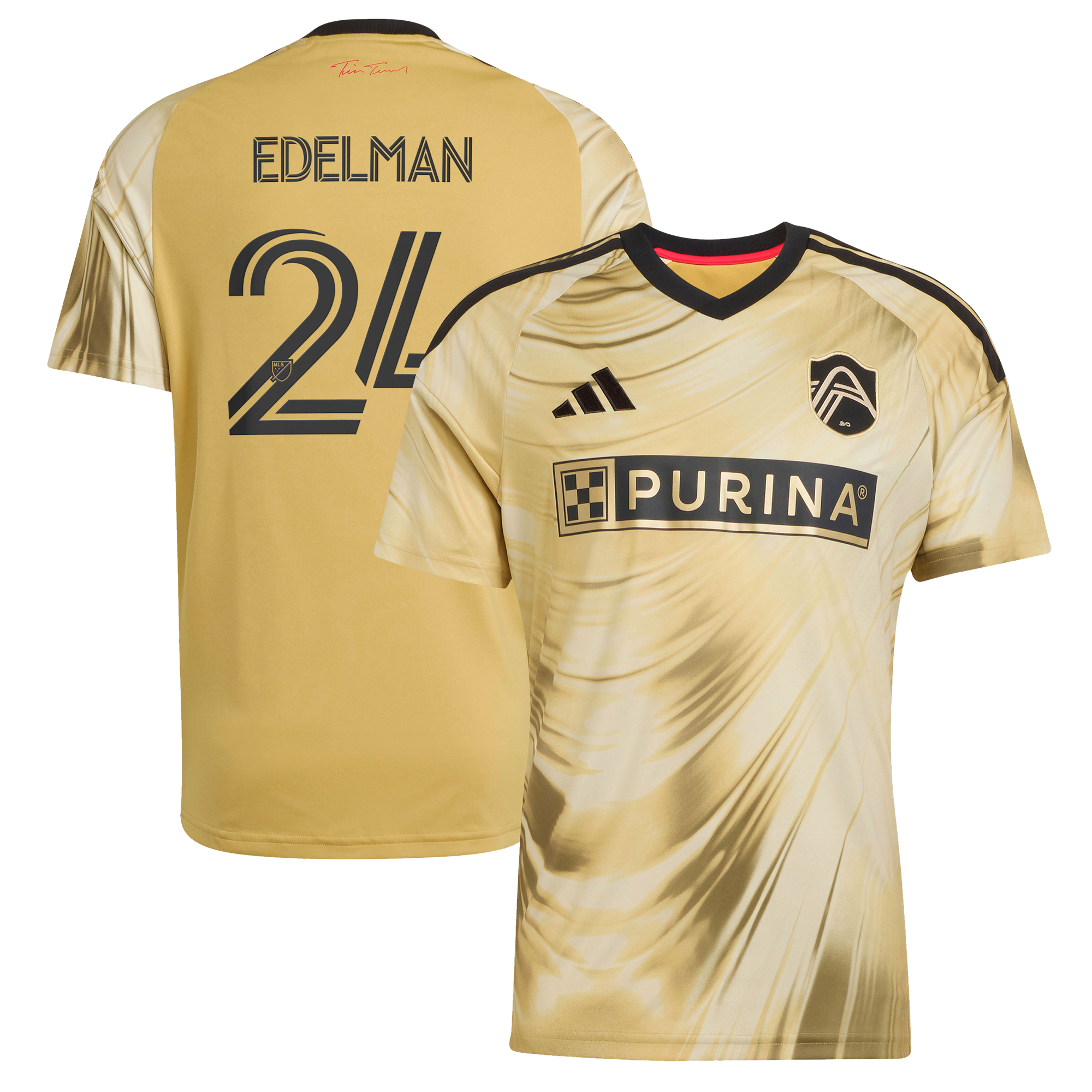 [SJH] Daniel Edelman St. Louis CITY SC 2026 The Tina Turner Kit Replica Jersey - Yellow