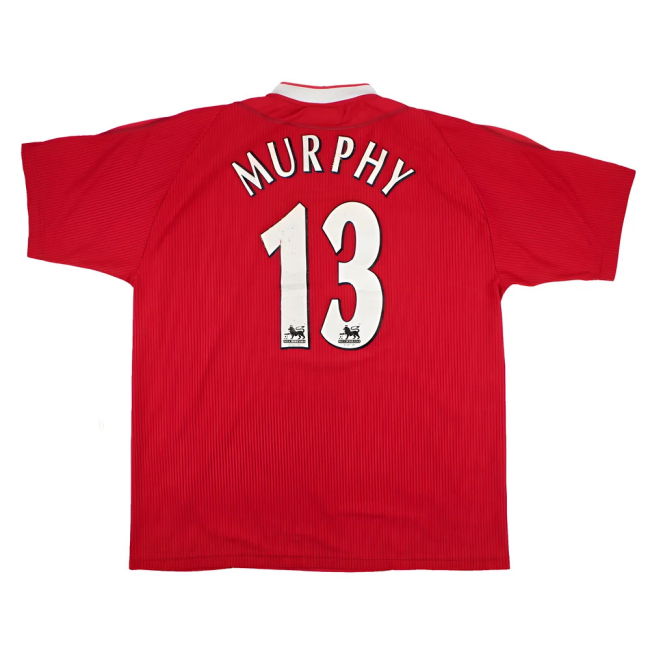 2002-04 Liverpool stylish Home Football Shirt | genuine