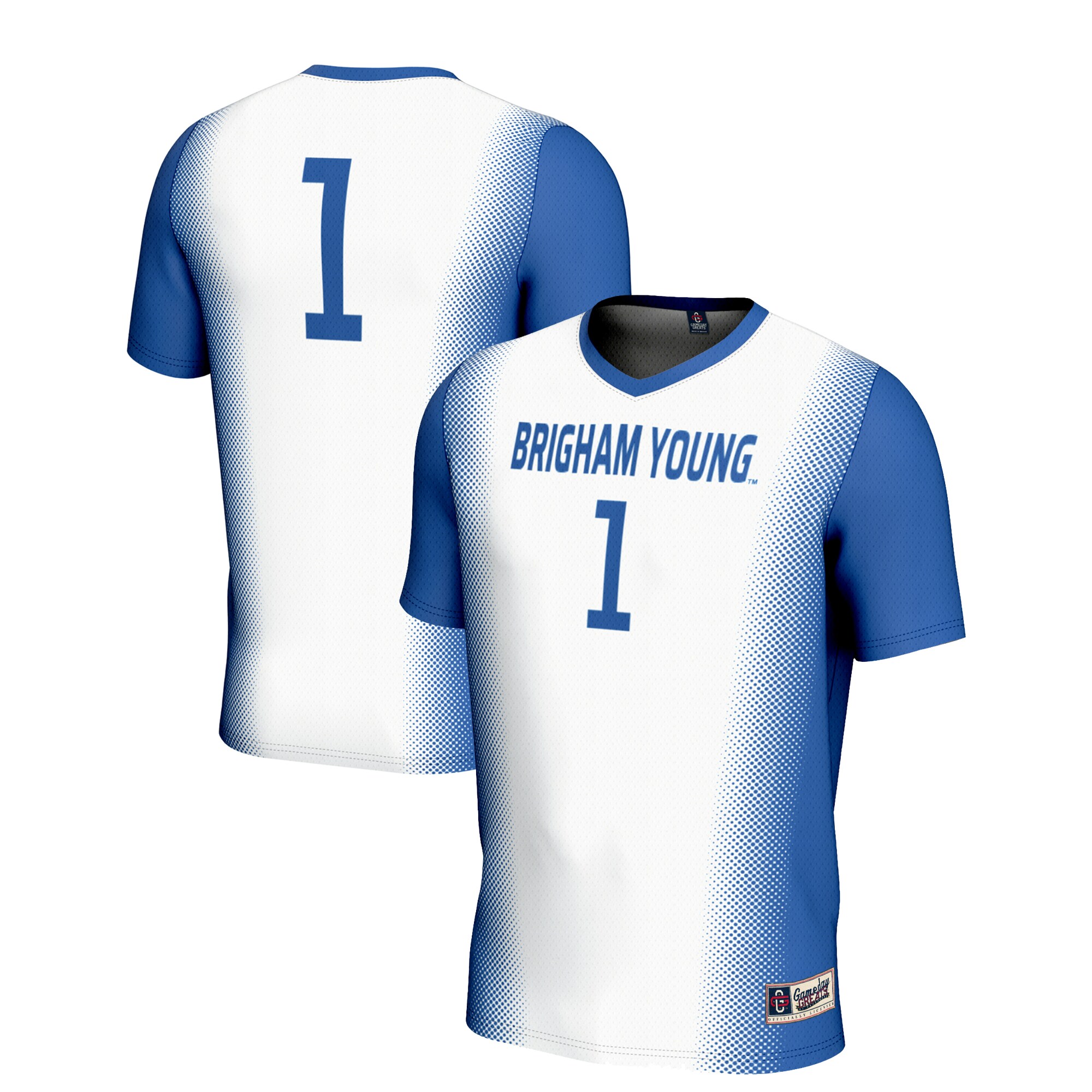 [LK] BYU Cougars GameDay Greats Unisex Lightweight Women's Soccer Jersey - White