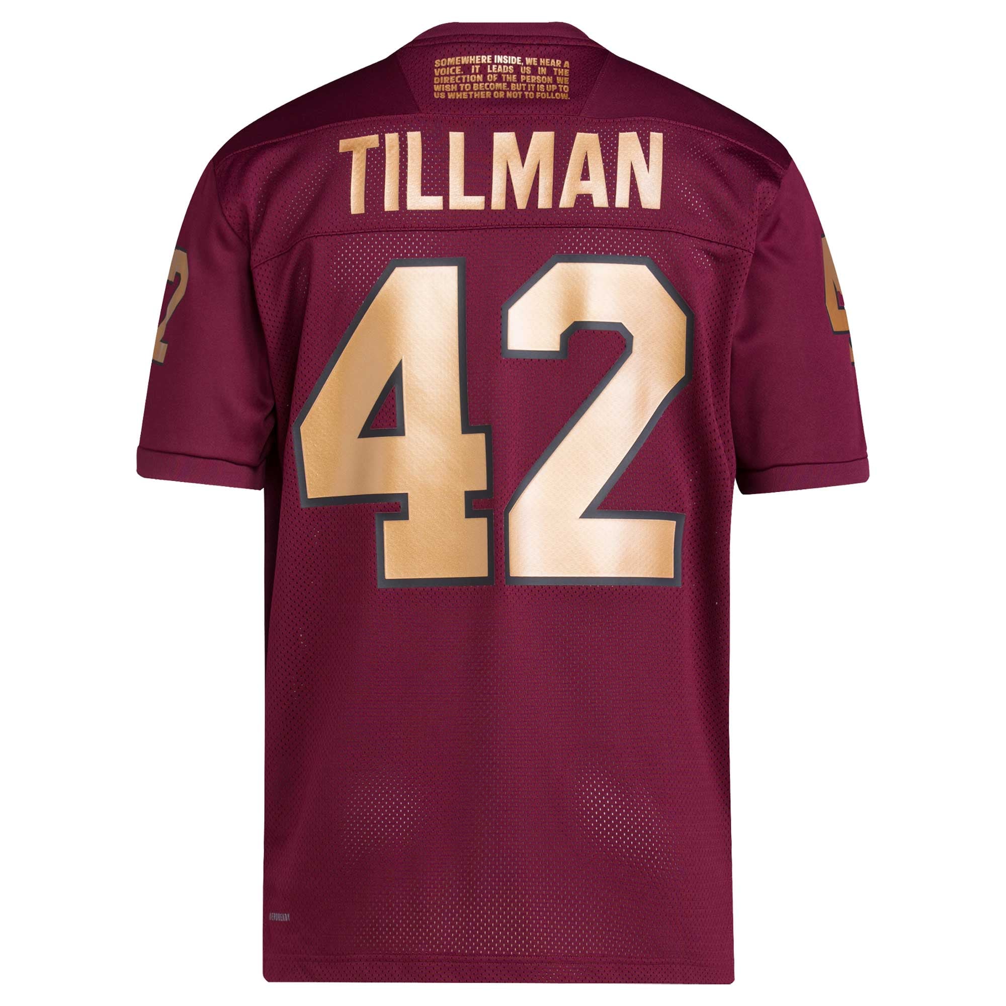 Men's Pat Tillman #42 Maroon Arizona State Sun Devils Football Icon Premier Jersey