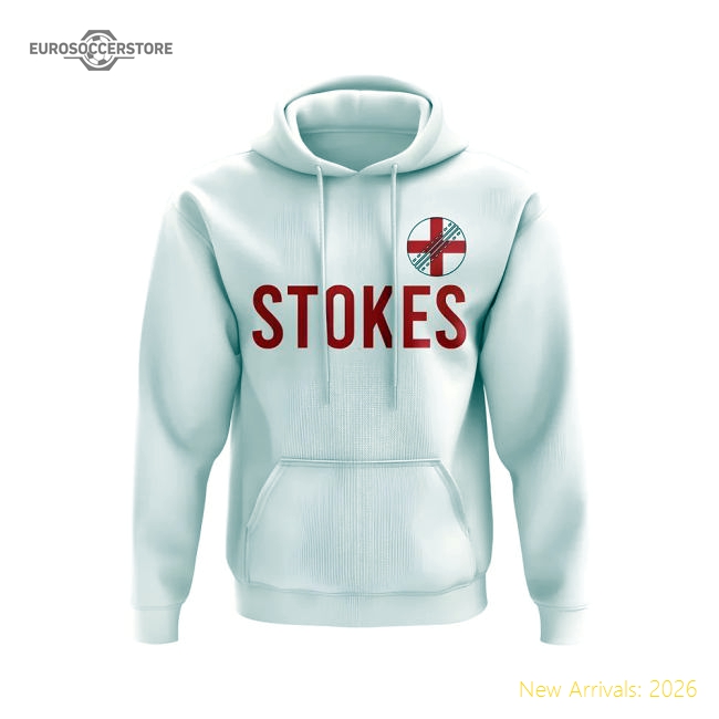 Ben Stokes England Name Hoody (White)