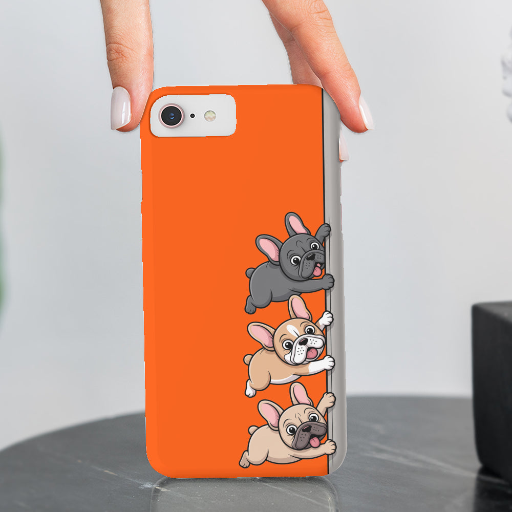 - French Bulldog Themed Phone Case For Iphone And Samsung Everyday Use