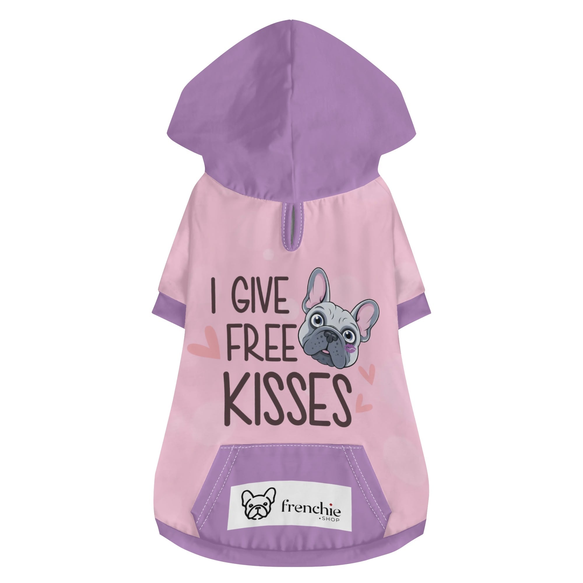 French Bulldog I Give Free Kisses Hoodies For French Bulldog |
