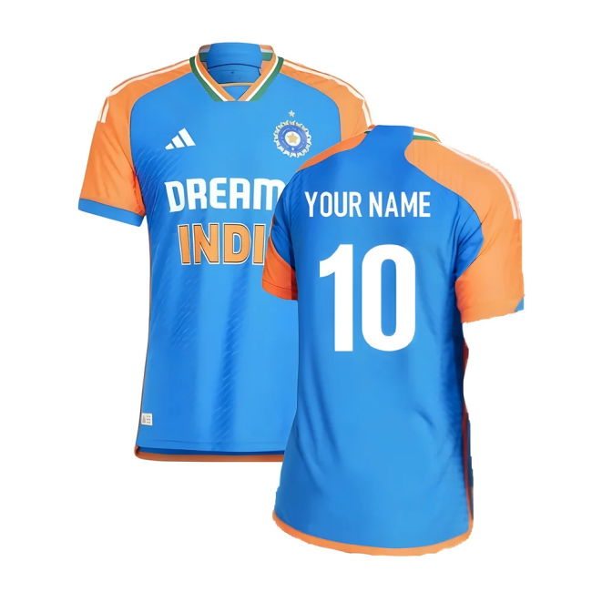 Pro-Grade 2024 India Cricket T20I Jersey (Your Name) Elite