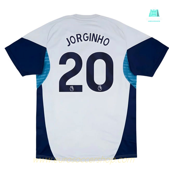 2025-2026 Arsenal Training Shirt (Grey Two) (Jorginho 20)
