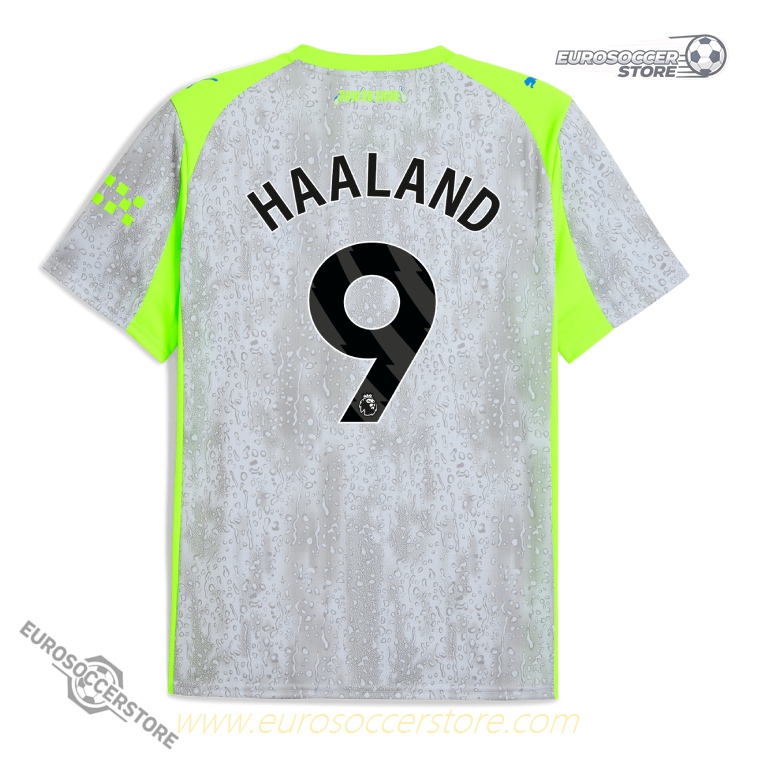 Manchester City's 25-26 Third Jersey with HAALAND 9 Printing