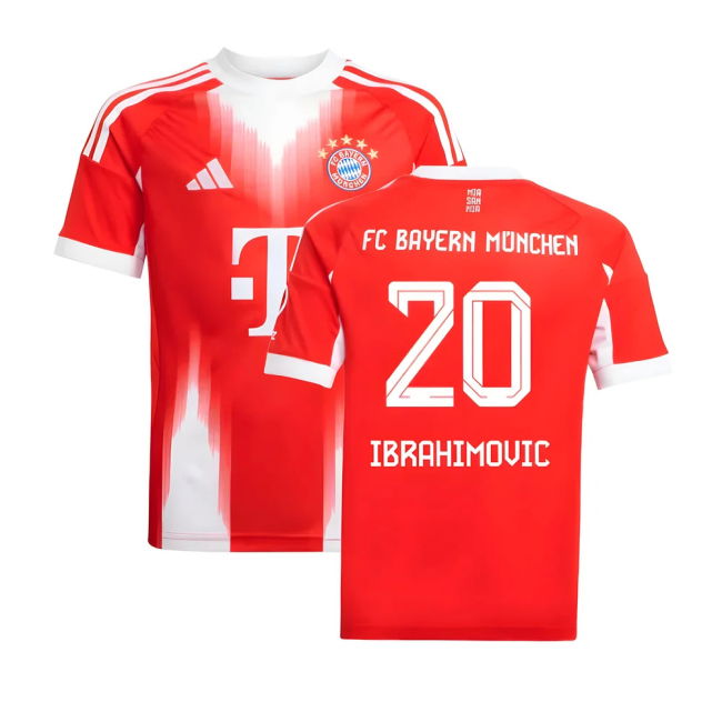 2025-2026 Home Shirt by Bayern Munich (Junior
