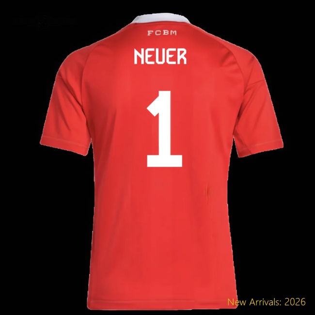 Non-toxic Football Team Kids Jersey Neuer 2025-2026 Dri-fit