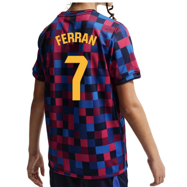 [JGK] 2026-2027 Barcelona Pre Match Shirt (Kids) (Ferran 7)