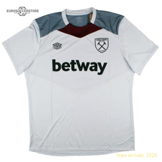 High-quality 2024-2025 West Ham Training Kit (arctic Ice)