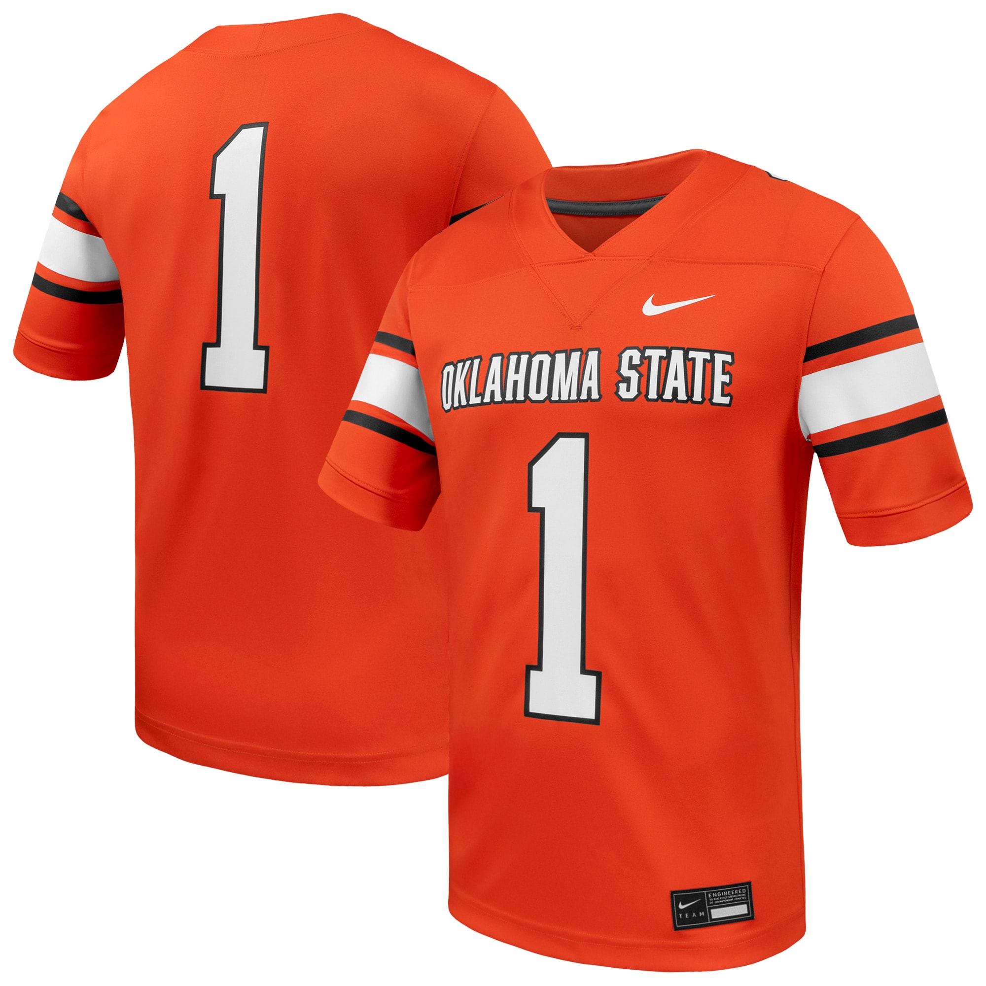 [NJP] Women's Oklahoma State Cowboys Game Football Jersey - Orange