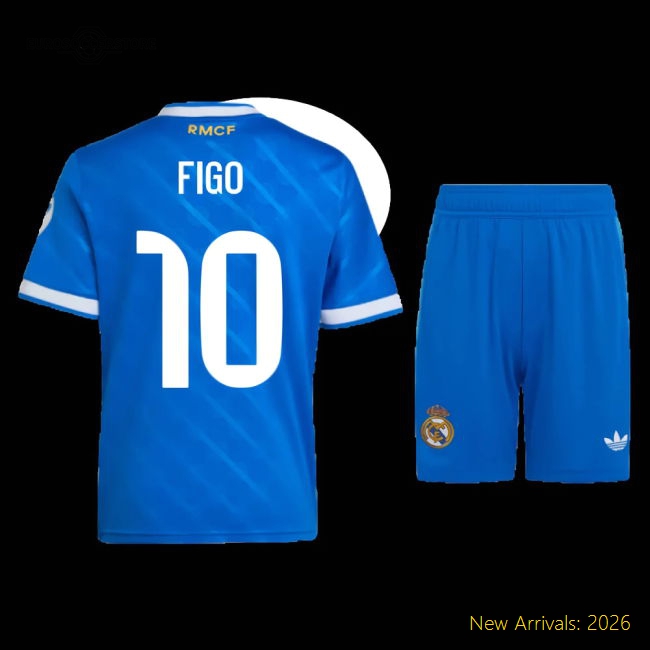 2025-2026 Real Madrid Third Mini Kit (Figo 10)