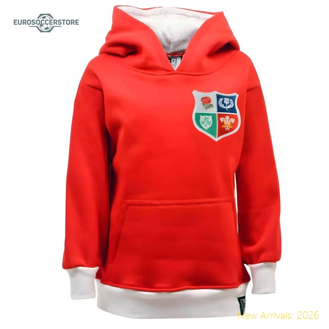 Kids British & Irish Lions1970's Hoodie - Red/White