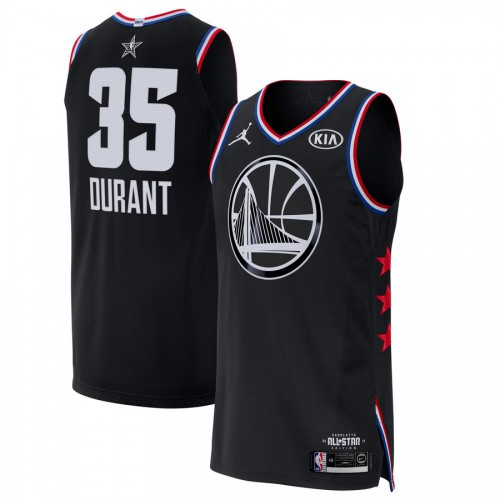 Warriors Black Kevin Durant #35 Jordan Jersey - Great Value NBA Fan Apparel