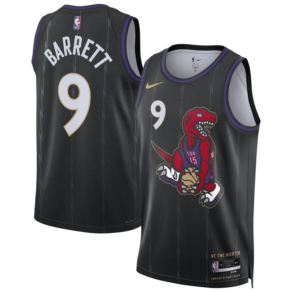 Pro Grade Toronto Raptors Black Jersey City Edition - Fan Favorite