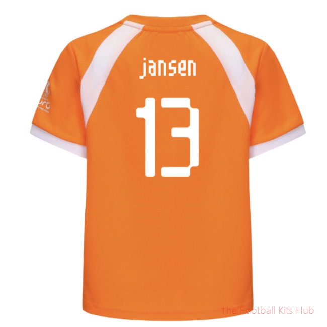 2025 Netherlands WEC Poly T-shirt (Orange) - Kids (Jansen 13)