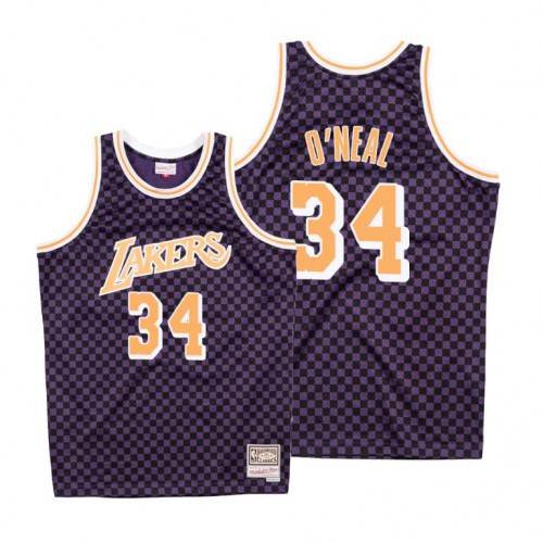LAL Shaquille #34 Elite Collection Authentic Jersey Vintage Look