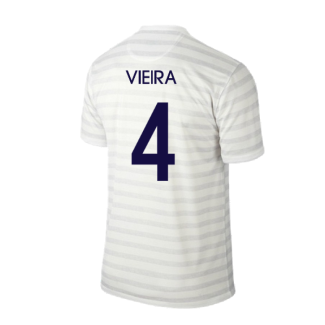 Vieira 4 Fan Quality France Away Fan Jersey (Adults)