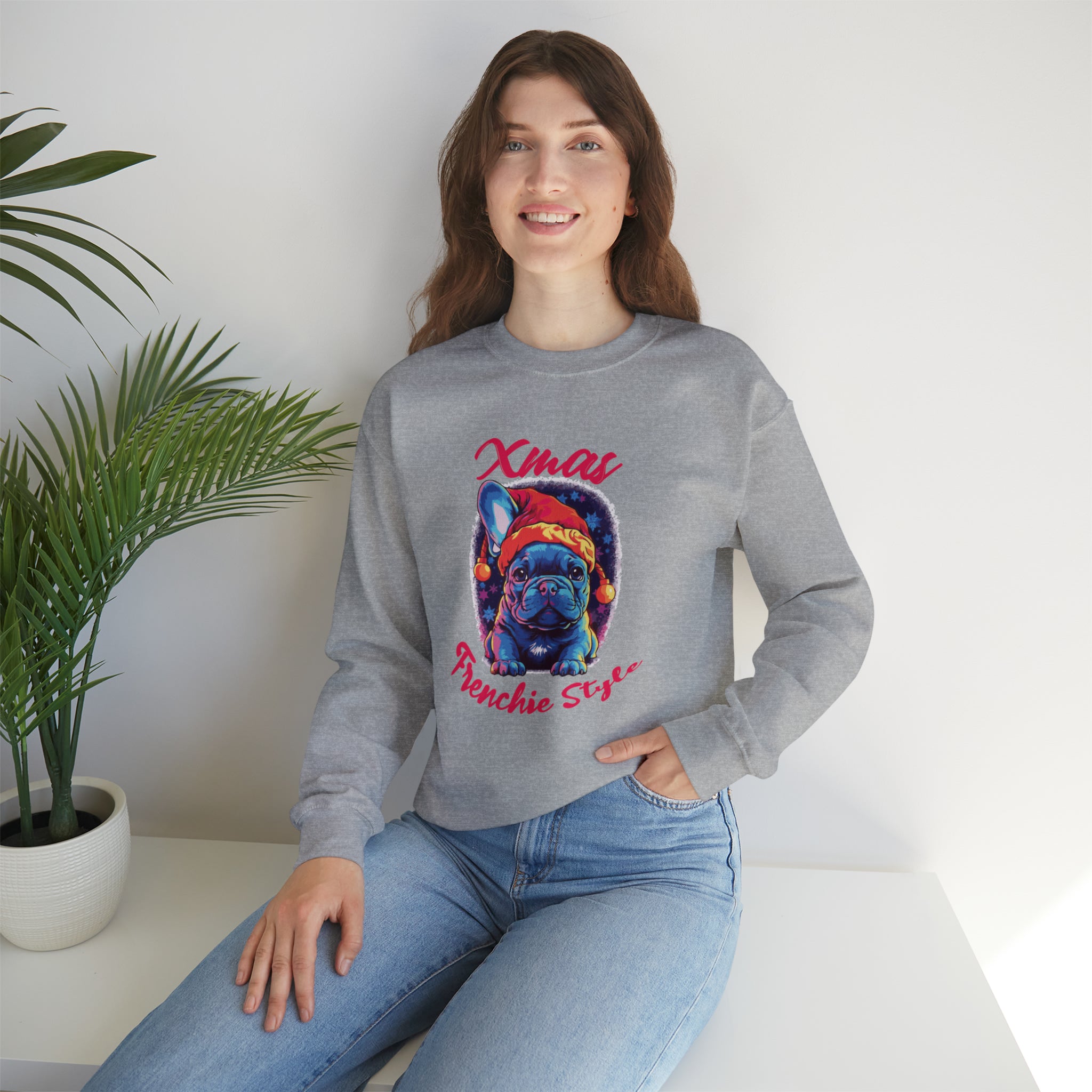 French Bulldog Xmas Unisex Sweatshirt Durable Dog Item