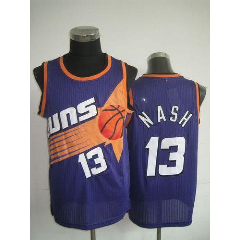 Game Day Contemporary Men's Suns #13 Steve Purple Basketball Jersey