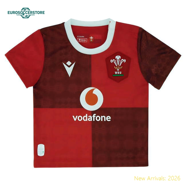 2025-2026 Wales WRU Home Baby Rugby Shirt