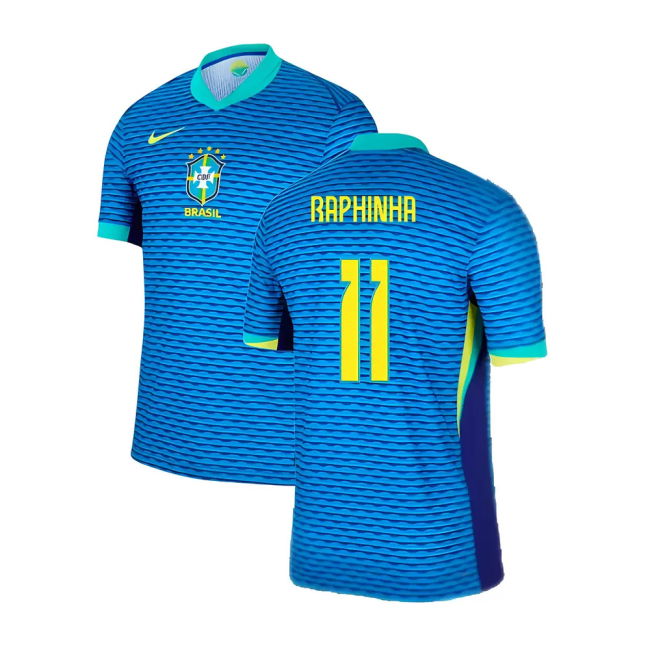 Raphinha 11 Brazil Football Team Limited Find Away Collector Jersey