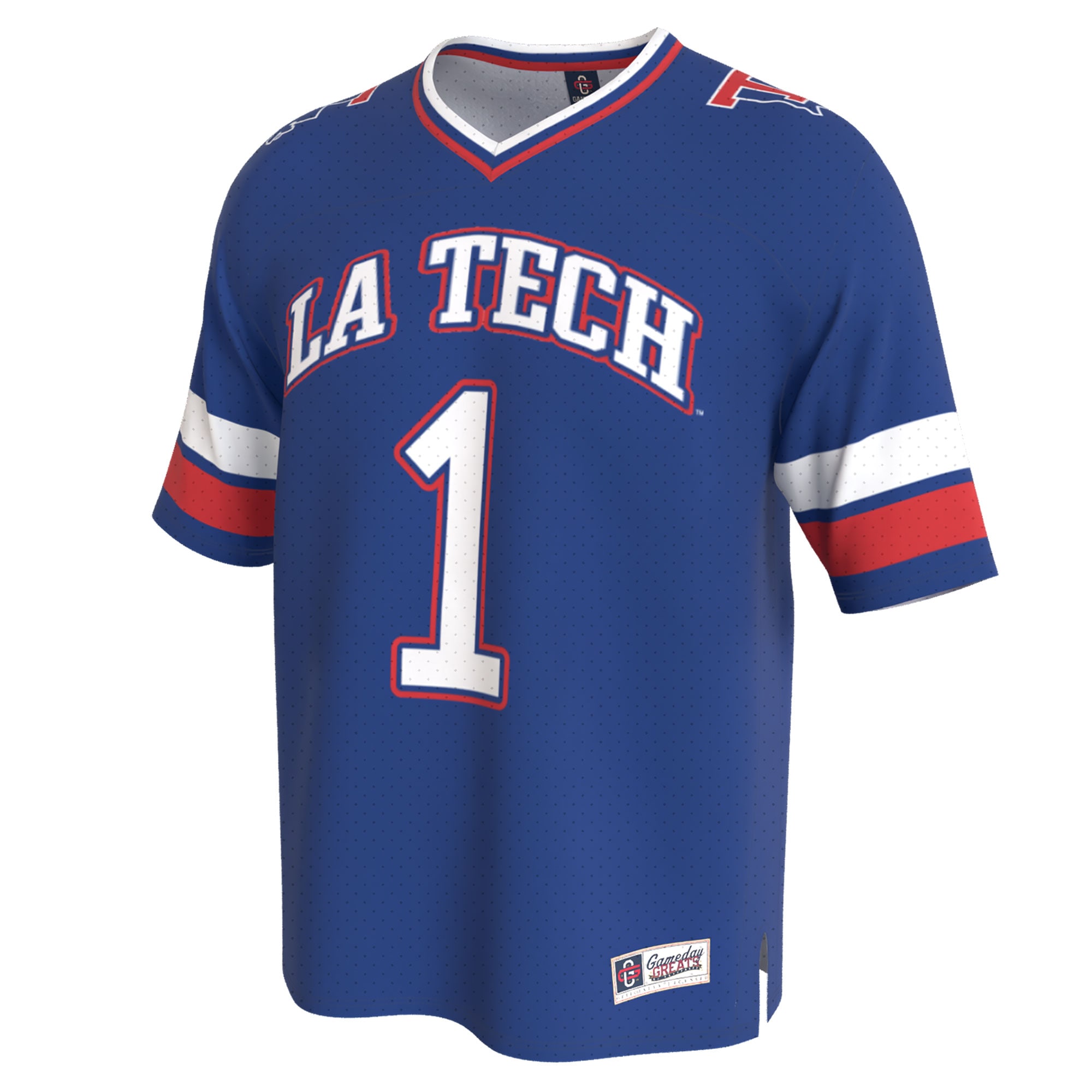 Louisiana Tech Bulldogs GameDay Greats Youth Lightweight Collegiate Football Fashion Jersey - Royal