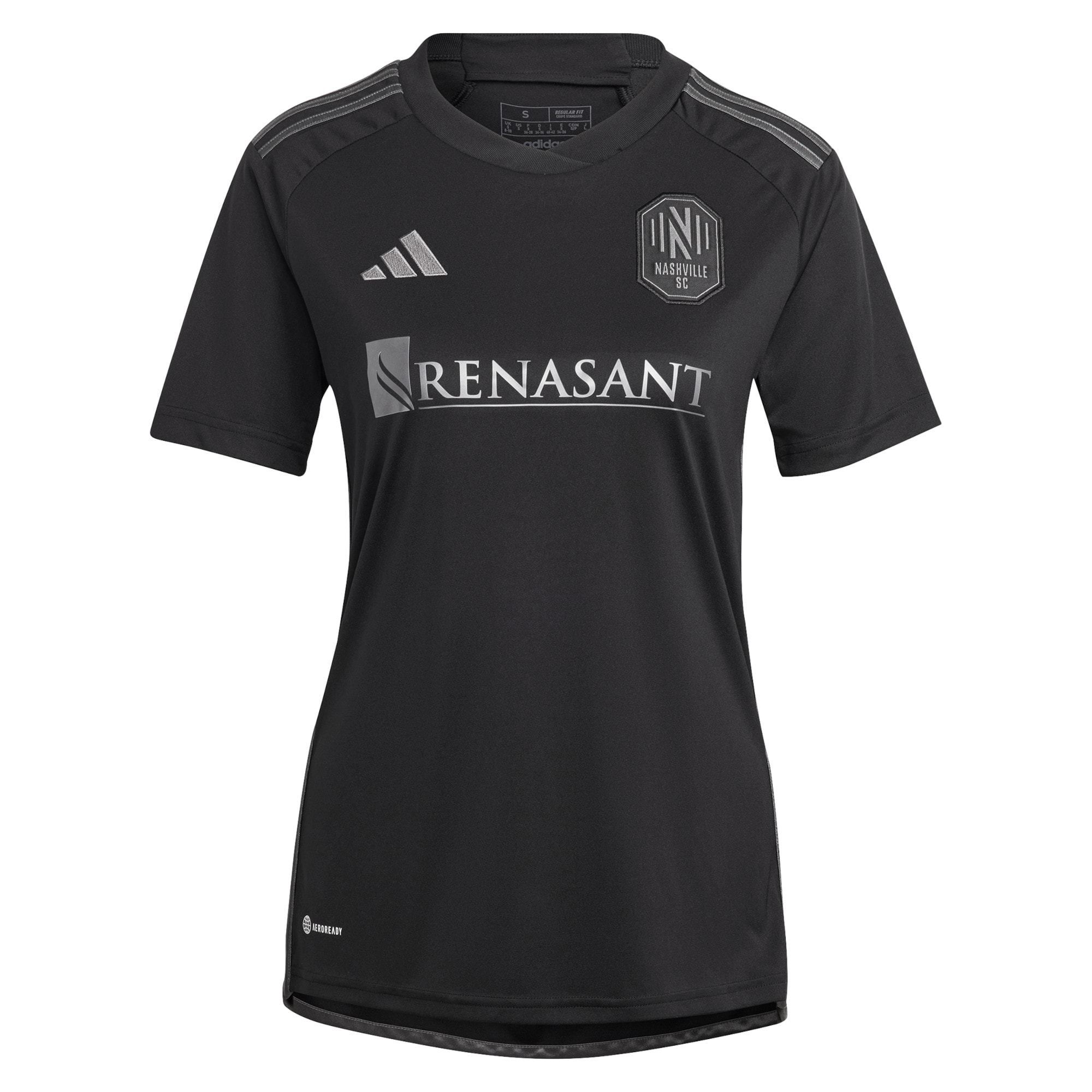 [SJH] Nashville SC Women's 2023 Man In Black Kit Replica Custom Jersey - Black