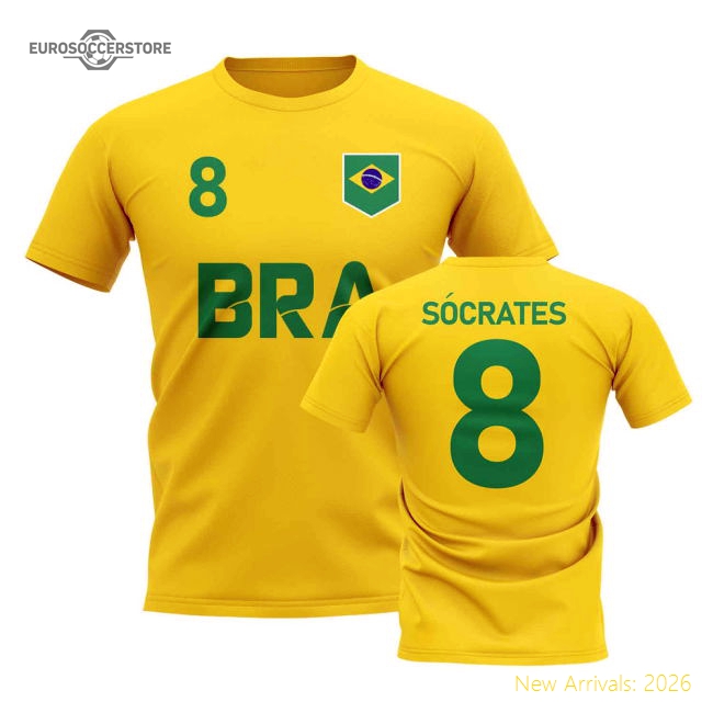 Socrates Vibrant Yellow Country National Teams Code Hero Jersey