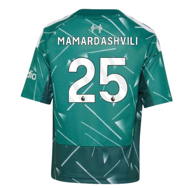 [WSG] 2026 2027 Liverpool Mini Kit Home Goalkeeper Kit (Mamardashvili 25)