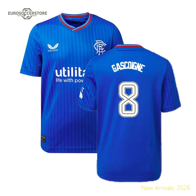 Safe Football Team Kids Gascoigne Jersey 2023-2024 Stretchy