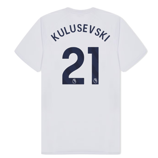Spurs Hotspur Poly T-shirt (white) (kulusevski 21) - Official Edition