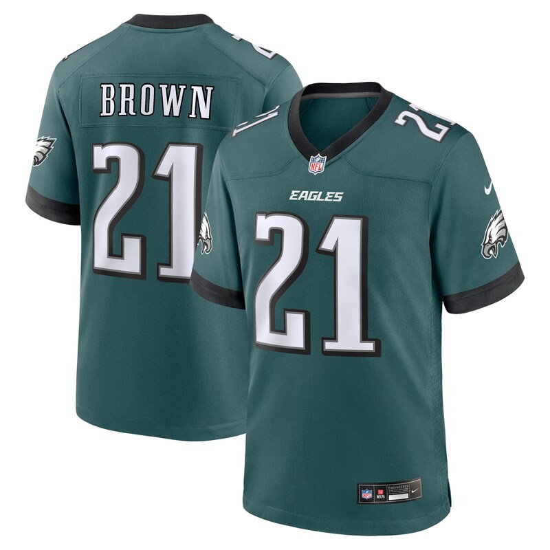 None Sydney Brown PHI Eagles Championship Top-Grade Jersey for NFL Fan