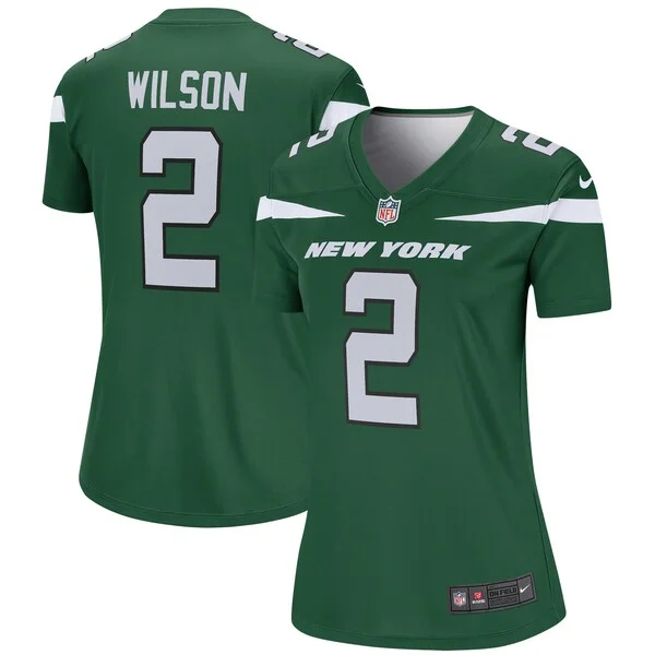None Zach Wilson  Jersey - Green | NFL Player Jersey | NFL Football