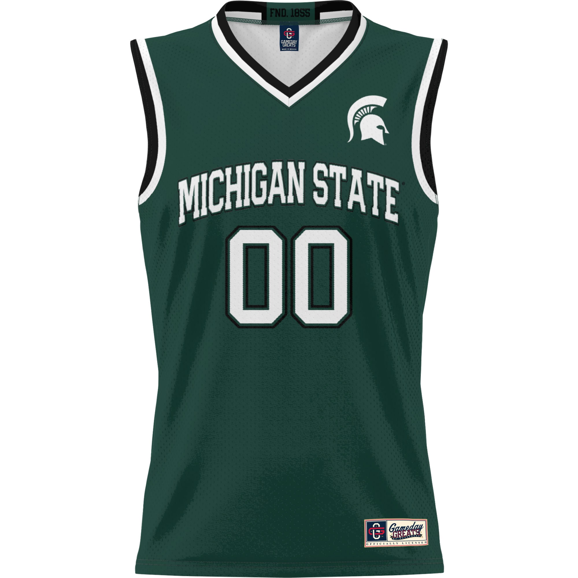 [DDG] Michigan State Spartans GameDay Greats Youth NIL Pick-A-Player Lightweight Men's Basketball Jersey - Green