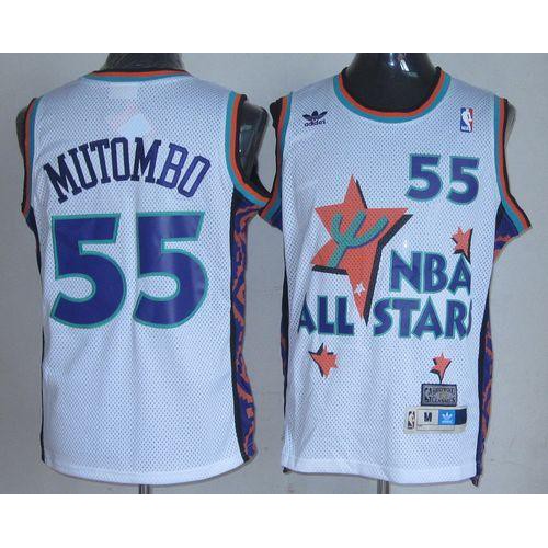 DEN Dikembe #55 Premium Quality Swingman Jersey Contemporary Design