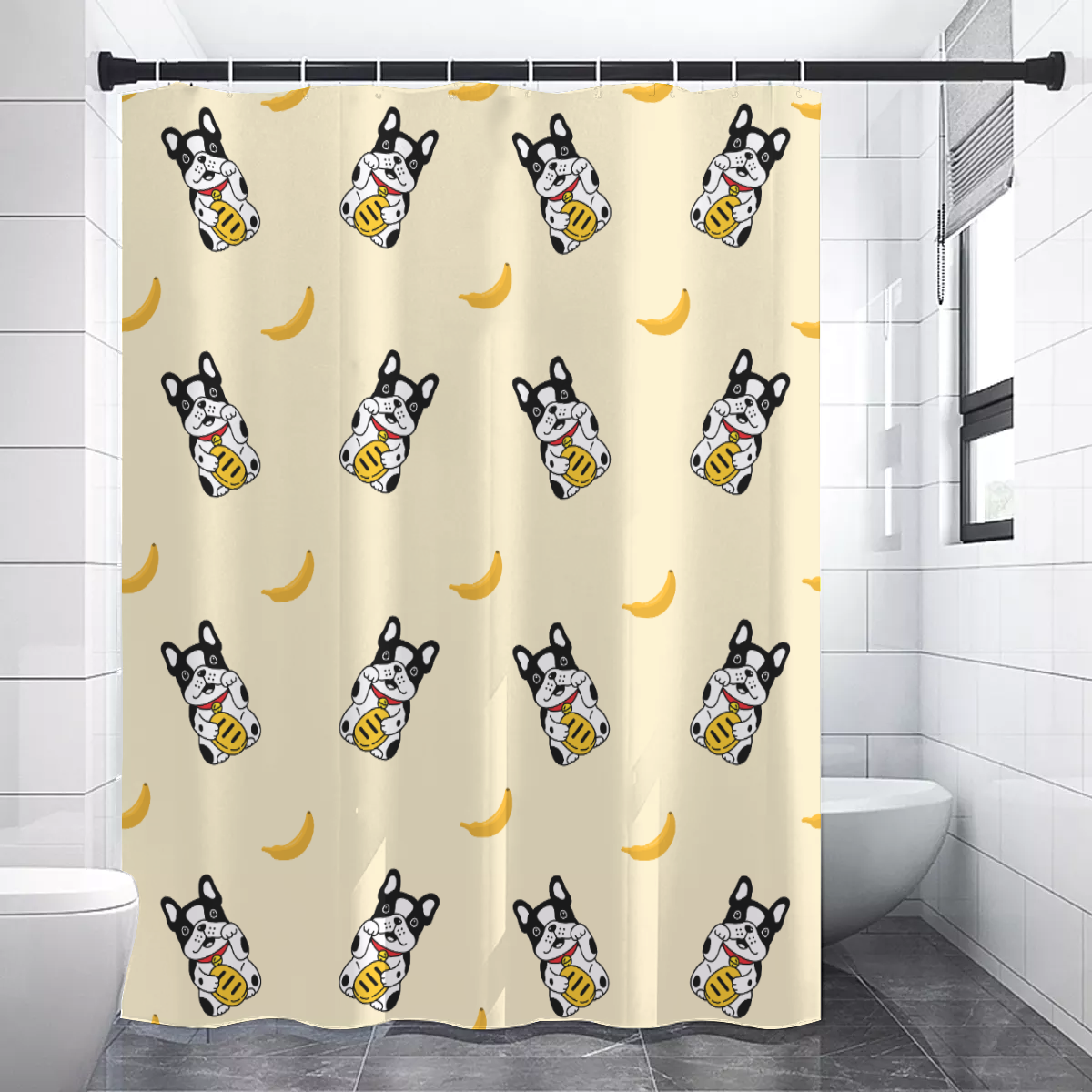 French Bulldog Oakey Shower Curtains Essential Dog Supply