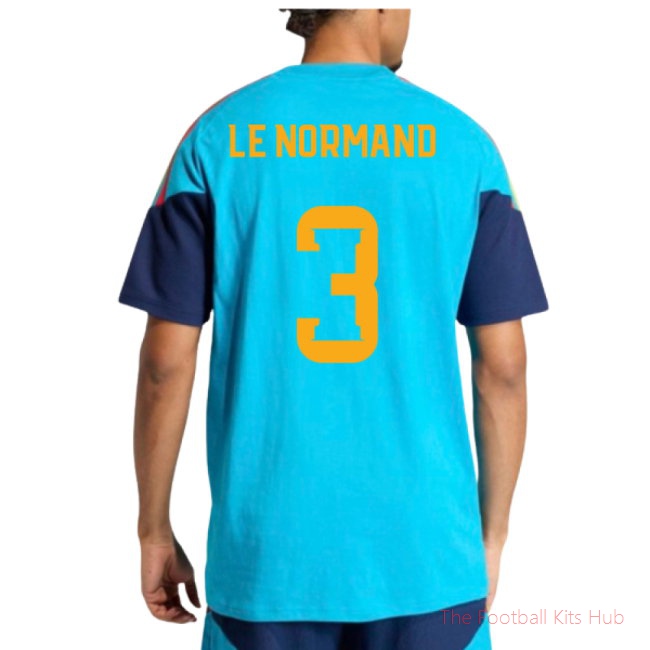 2026-2027 Spain Training Tee (Bold Aqua) (Le Normand 3)