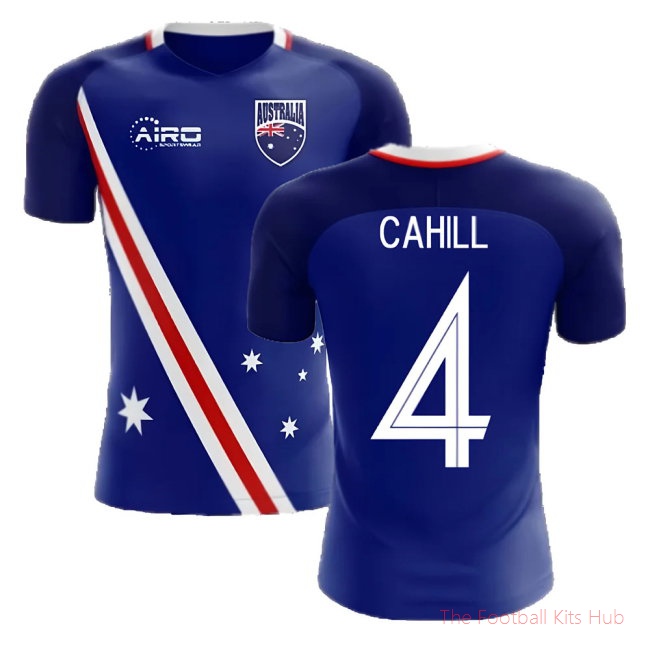 [EFS] 2025/26 Australia Flag Away Football Shirt (Cahill 4)