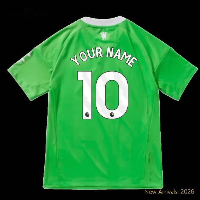 Non-toxic Kids Man Utd Jersey 2025-2026 Easy-care Performance Fabric