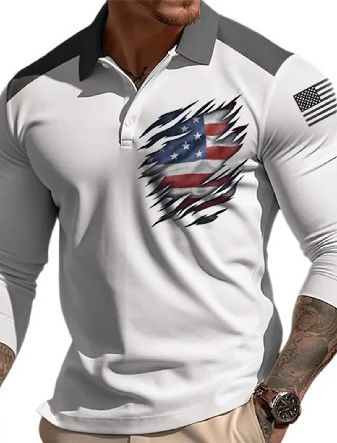 Independence Day Men's American US Flag We The People Patriotic Shirt Summer Shirt Button Up Shirt Short Sleeve Fashion Casual Holiday Summer Spring Turndown 3D Print