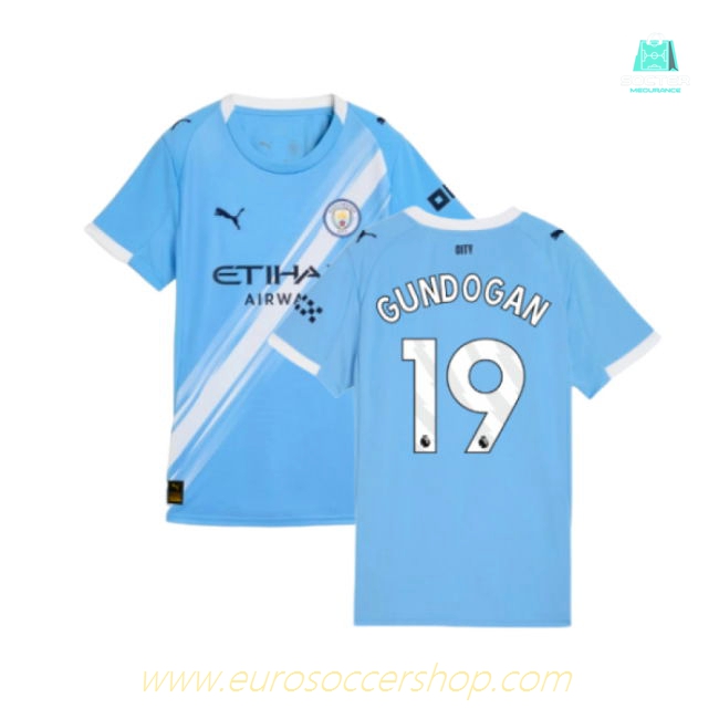 2025-2026 Man City Home Shirt (Womens) (Gundogan 19)