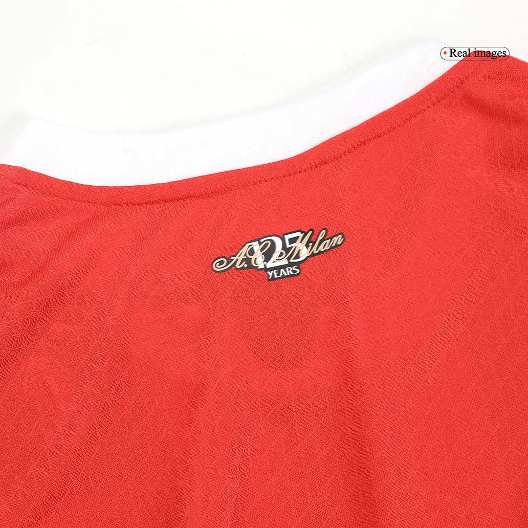 Player Version MORATA #7 AC Milan Home Soccer Jersey 2024/25Authentic