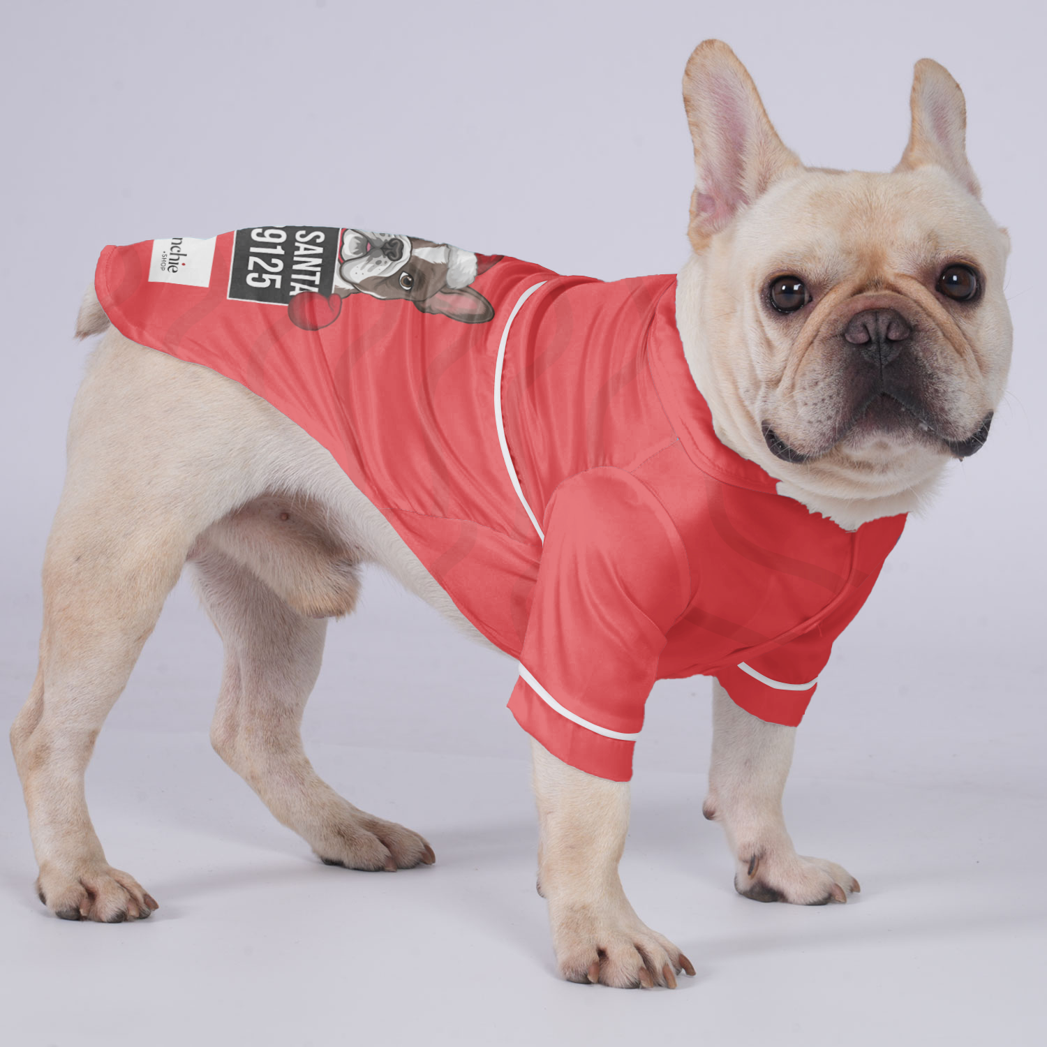French Bulldog Bad Santa Pajamas For French Bulldog Durable Dog Item