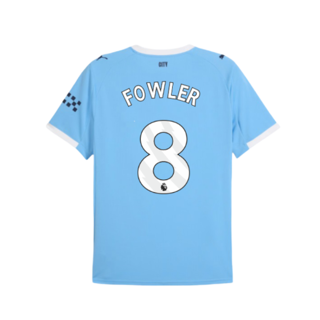 2025-2026 City Man Home Soccer Shirt (Fowler 8) In Multiple Adult Sizes
