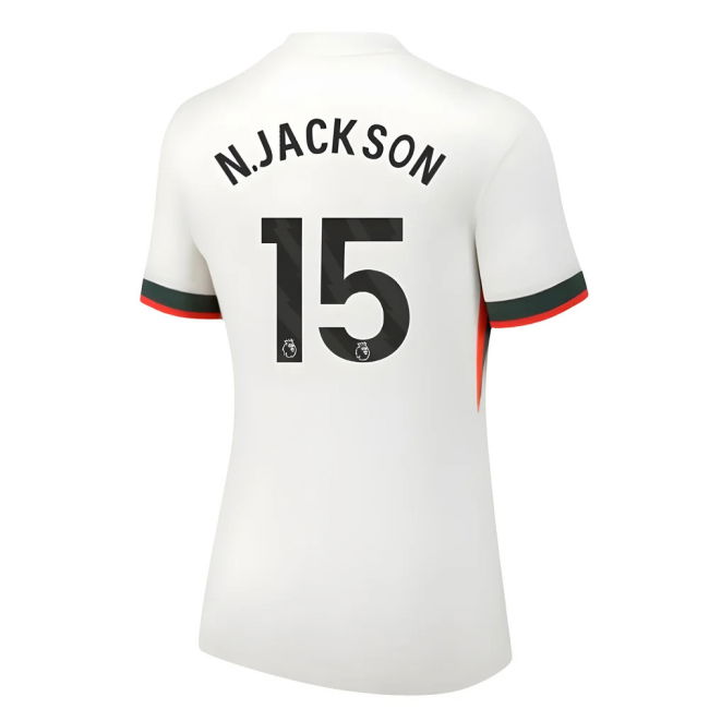 2025-20 Chelsea Away Jersey Jackson #15 Edition L M Women S