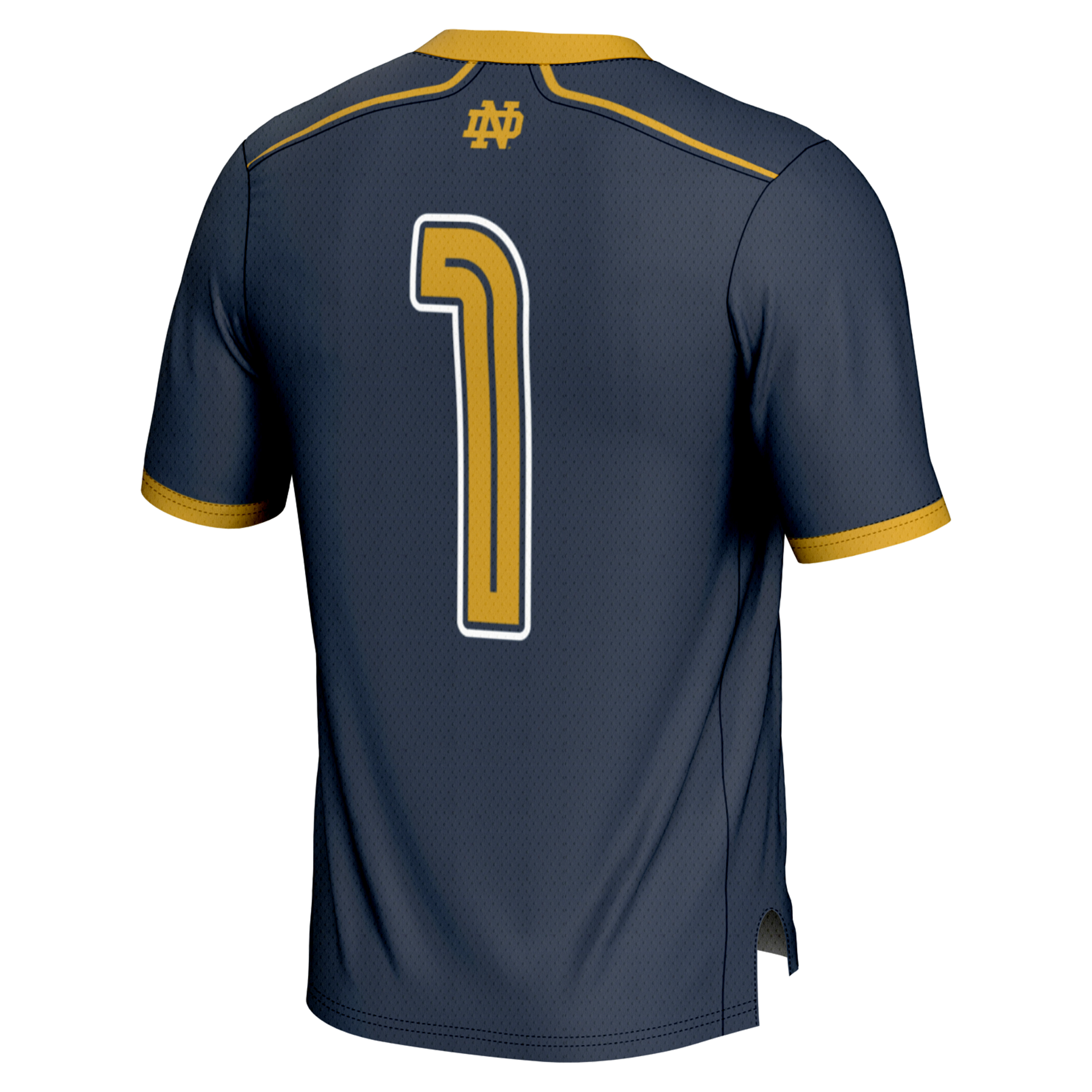 [NJP] Notre Dame Fighting Irish GameDay Greats Youth Lightweight Lacrosse Fashion Jersey - Navy
