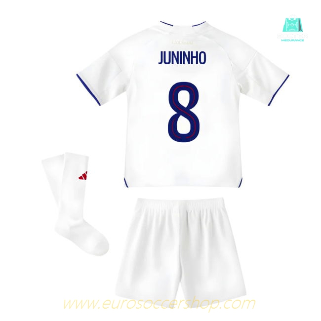 2025-2026 Olympique Lyon Home Mini Kit (Juninho 8)