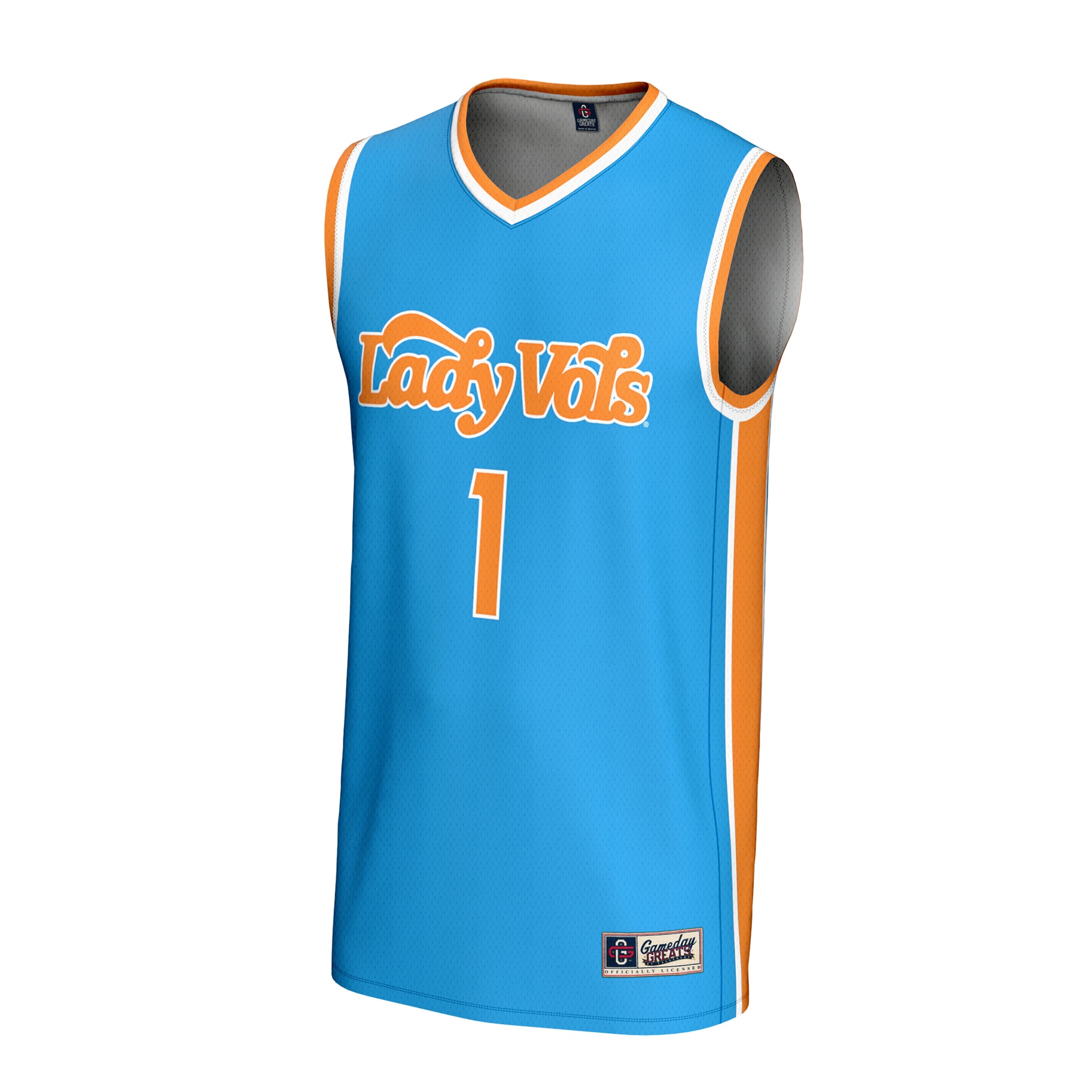 [DDG] Tennessee Volunteers GameDay Greats Unisex Lightweight Women's Basketball Fashion Jersey - Blue