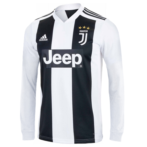Juventus Home 201819 LS Soccer Jersey Shirt - Official Replica 18015